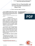 Intelligent Electronic Device Functionality and Interfacing: An Experimental Examination of Smart Grid