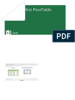 Make Your First Pivottable: Dsfds