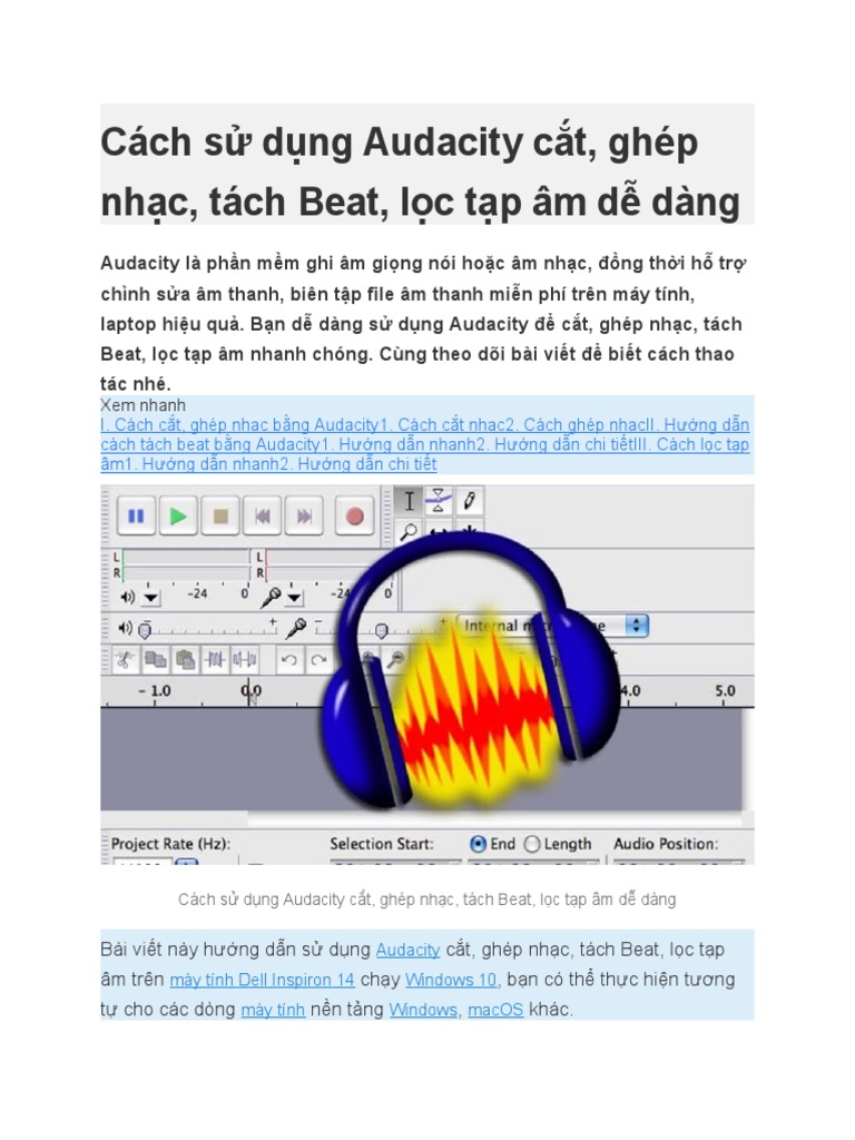 6. Lưu và Xuất Âm Thanh