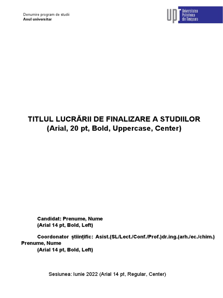 01 Template Licenta&Disertatie | PDF