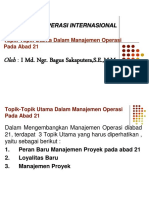 Manajemen Operasi Internasional