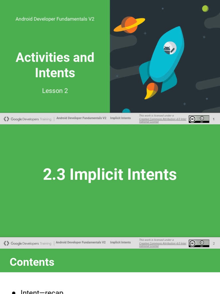 Understanding Android Implicit Intents | PDF | Android (Operating ...