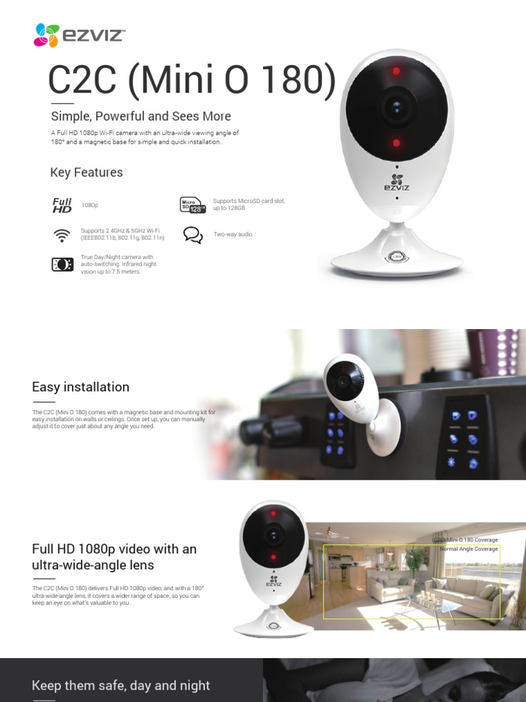 CÁMARA EZVIZ - C8C LITE - Rojas Connect % %