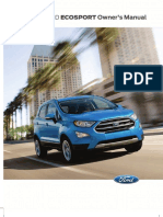 2018 Ford EcoSport Owners Manual Version 1 Om en US