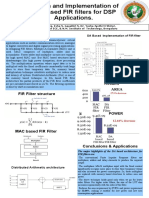 Poster On Distributed Arithmetic For FIR Filters