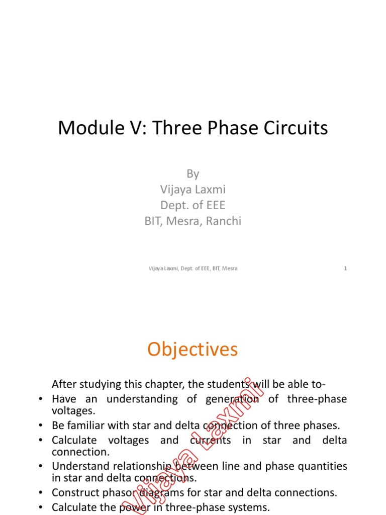 Electrical Module 5 | PDF | Quantity | Physics