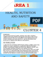 Area 1: Health, Nutrition and Safety
