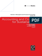Accounting and Control For Sustainability