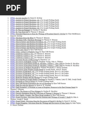 Download Free Lds Books The Church Of Jesus Christ Of - 