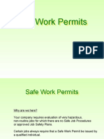Work Safe Permit To Work System