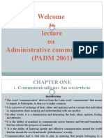 Administrative Communication