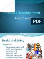 Personal Development: Health and Safety