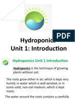Hydroponics Introduction