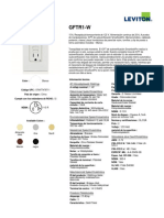 Product Spec or Info Sheet - GFTR1-W