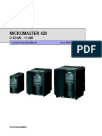 Micromaster 420: 0.12 KW - 11 KW