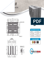 9 Bloque Split 120x390x190mm