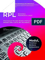 RPL - Menerapkan Perintah Eksekusi Bahasa Pemrograman Berbasis Teks, Grafik, dan Multimedia