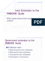 Government Extension To The PMBOK Guide