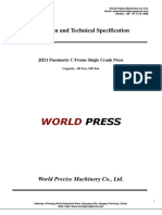 JH21-80T, 100T C-Frame Pneumatic Press-WORLD PRESS
