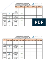 Pacing Schedule - YAM Level 4