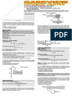 Review MODULE - HYDRAULICS (Relative Equilibrium of Fluids, Fundamentals of Fluid Flow and Fluid Flow Measurements)