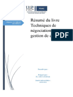 Résume Gestion de Conflit Et Techniques de Negociation