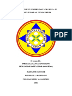 Kelompok 7 MSDM II Konflik Dalam Dunia Kerja (Sahrul Dan Rafif)