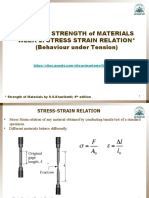 MME 112 Strength of Materials - Week 2