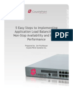 5 Easy Steps To Implementing Application Load Balancing For Non-Stop Availability and Higher Performance