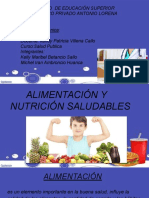 Alimentación y Nutrición Saludable Grupo 1