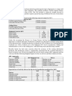 Deena's Ice Cream Factory Costing Analysis and Special Order Recommendations