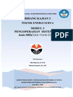 PDF Bidang Kajian 3 Teknik Energi Surya Modul 3 Pengoperasian Sistem Plts Jenis Shs Solar Home Sistem Compress