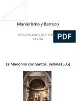 Manierismo y Barroco