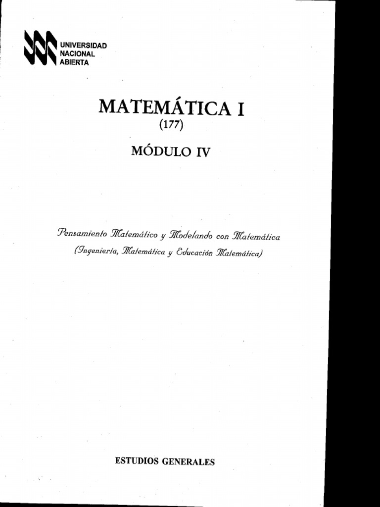 Mat I Módulo IV | PDF
