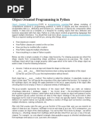 Object Oriented Programming in Python