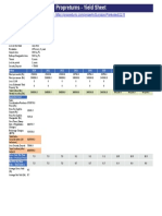 Propreturns - Yield Sheet: Parameter Details
