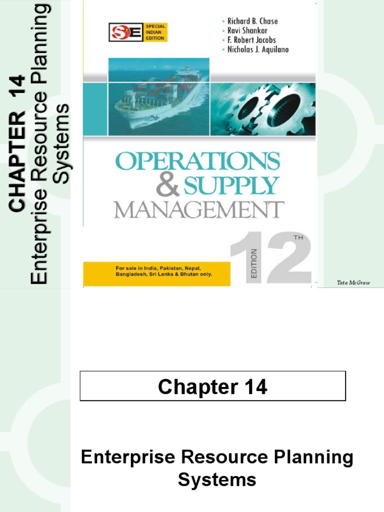 Chap 14 | PDF | Enterprise Resource Planning | Information Technology ...