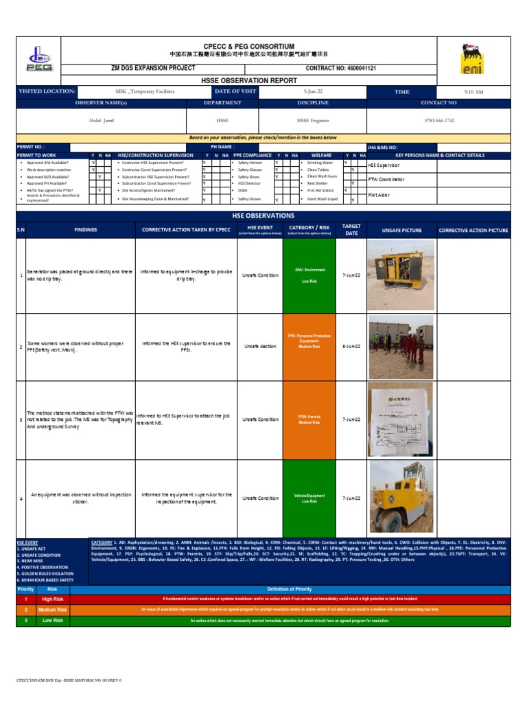 Cpecc & Peg Consortium 尔脱气站扩建项目 Zm Dgs Expansion Project CONTRACT NO