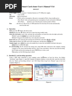 Smart Card Cloner User's Manual-V3.0.151117