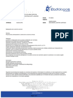 Radiografia de Columna Cervical