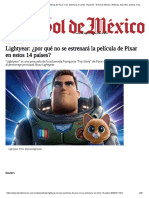 Buzz Lightyear, La Nueva Película de Pixar No Se Estrenará en Estos 14 Países - Artículo Upload