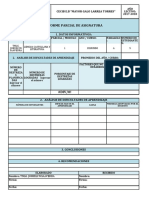 Informe Parcial Rendimiento, Refuerzo y Plan Tutoria 2017-2018