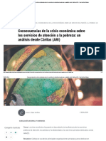 Crisis Económica Sobre Los Servicios de Atención A La Pobreza - Un Análisis Desde Cáritas (ARI) - Real Instituto Elcano