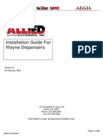 Installation Guide For Wayne Dispensers: 23 February, 2021