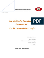 Un Método Creativo e Innovador La Economia Naranja - Alejandro Rivero - 28.207.586