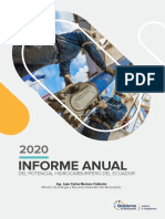 Revista Informe Anual Del Potencial Hidrocarburifero Del Ecuador 20202