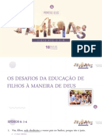 OS DESAFIOS DA EDUCAÇÃO DE FILHOS À MANEIRA DE DEUS