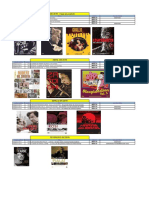 Catálogo de filmes e documentários para venda