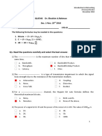 QUIZ #2 Dr. Ebrahim A.Rahman Sec. 1 Nov. 23 2014