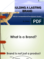 EDS 321 Building A Lasting Brand